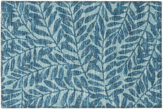 Indoor/Outdoor Sedona SN5 Denim Washable 1'8" x 2'6" Rug