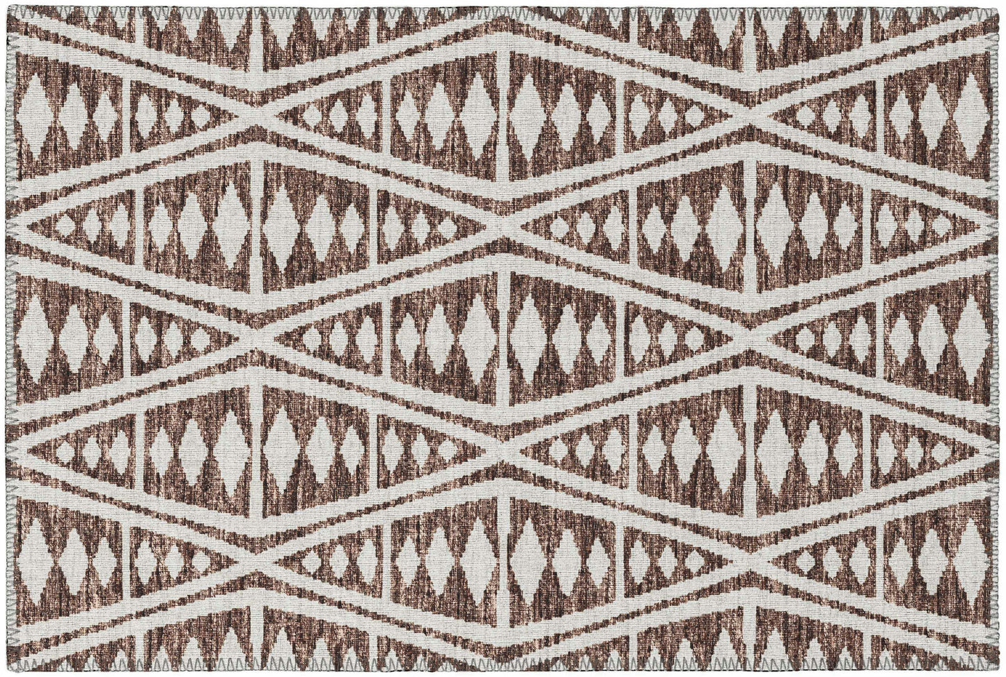 Indoor/Outdoor Sedona SN6 Coffee Washable 1'8" x 2'6" Rug