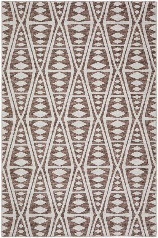 Indoor/Outdoor Sedona SN6 Coffee Washable 3' x 5' Rug