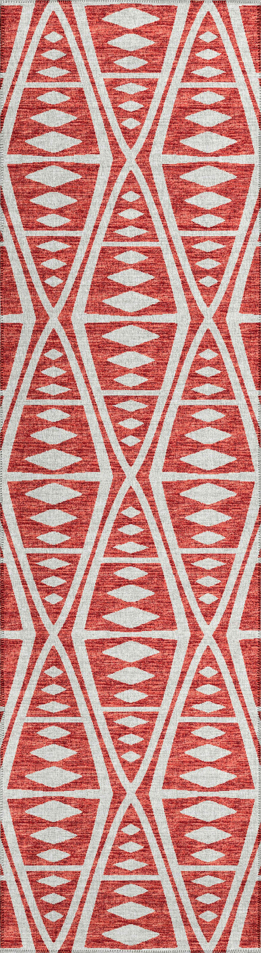 Indoor/Outdoor Sedona SN6 Clay Washable 2'3" x 12' Runner Rug