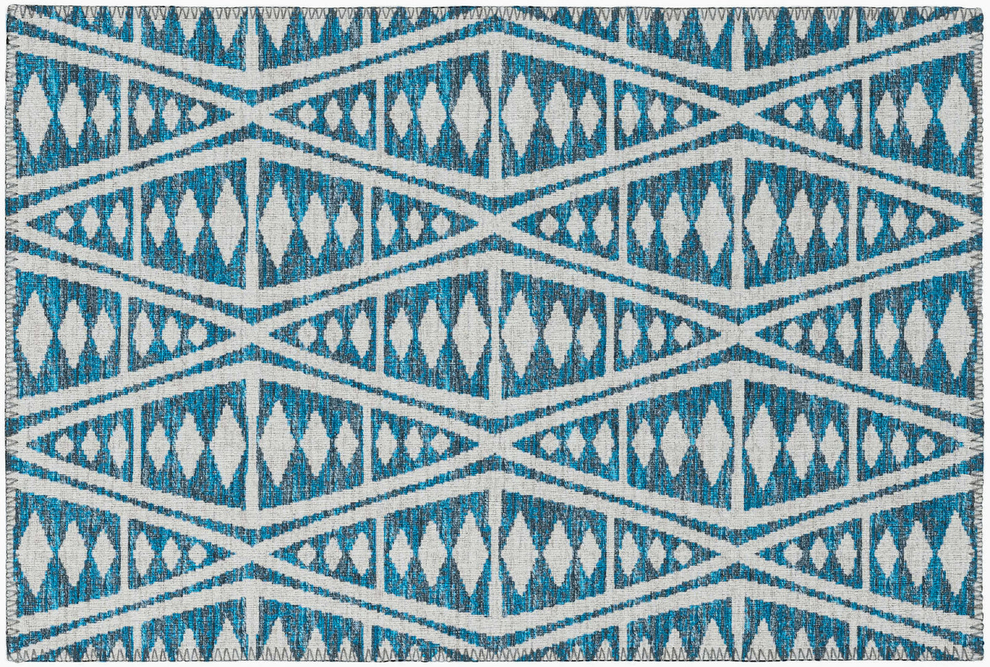 Indoor/Outdoor Sedona SN6 Indigo Washable 1'8" x 2'6" Rug