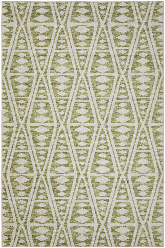 Indoor/Outdoor Sedona SN6 Moss Washable 10' x 14' Rug
