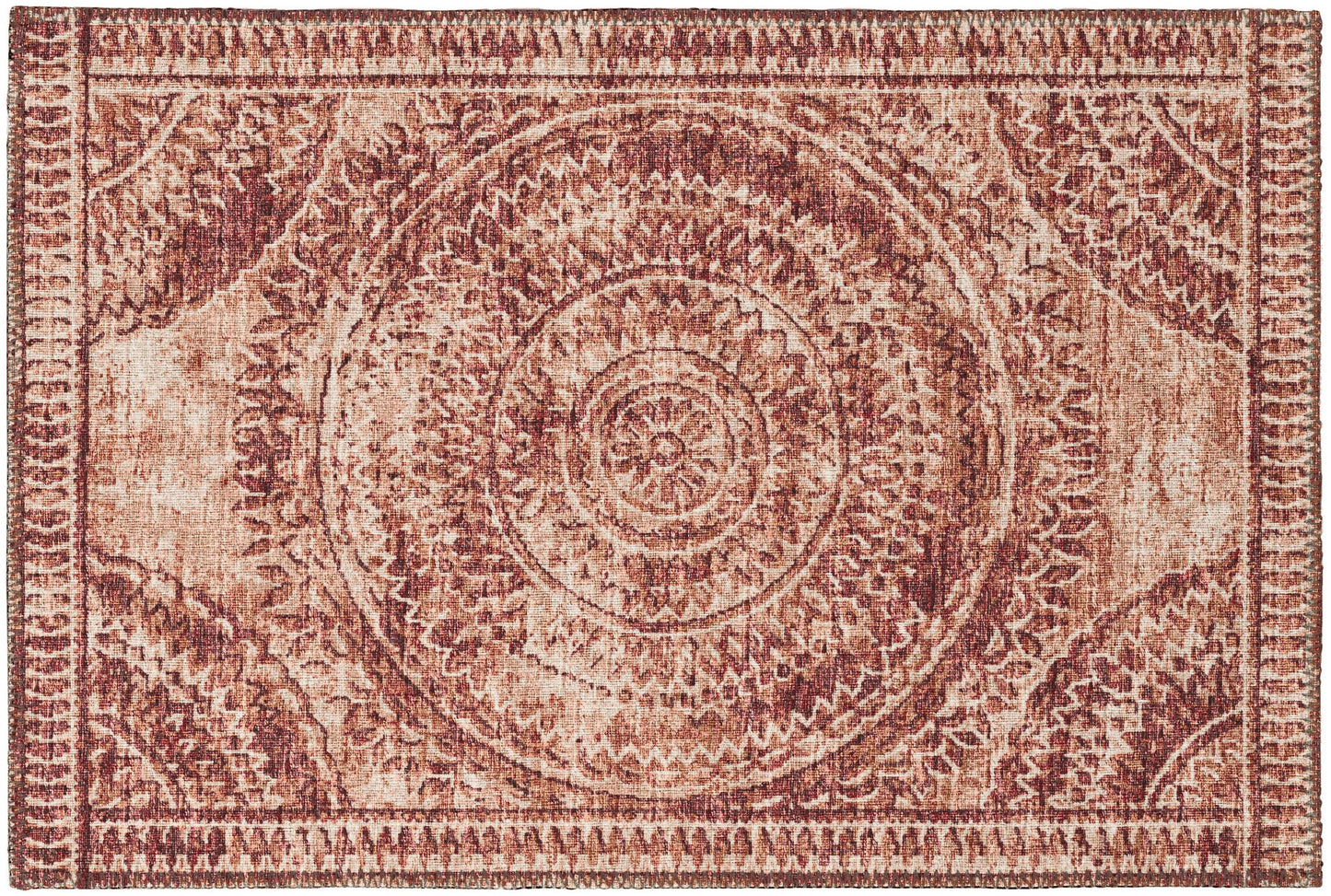 Indoor/Outdoor Sedona SN7 Spice Washable 1'8" x 2'6" Rug