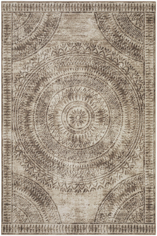 Indoor/Outdoor Sedona SN7 Taupe Washable 10' x 14' Rug