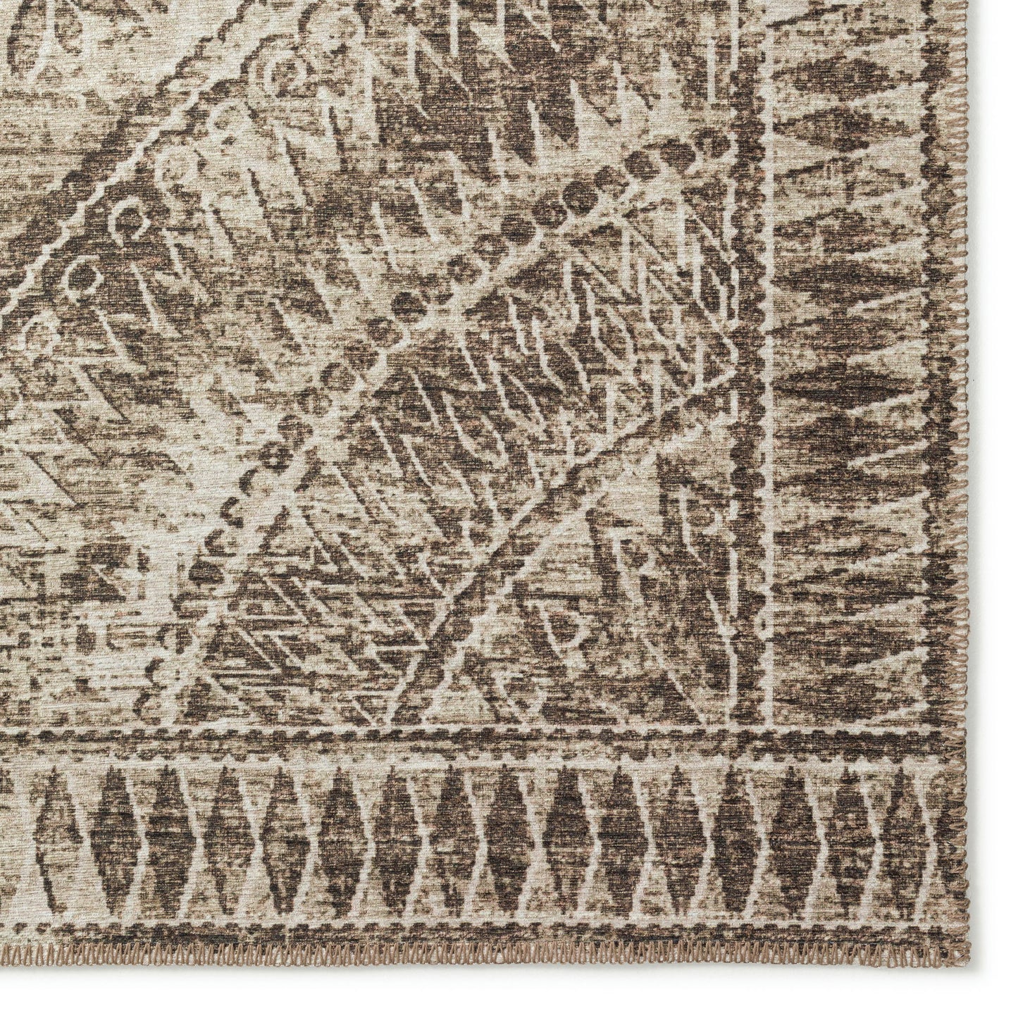 Indoor/Outdoor Sedona SN7 Taupe Washable 5' x 7'6" Rug