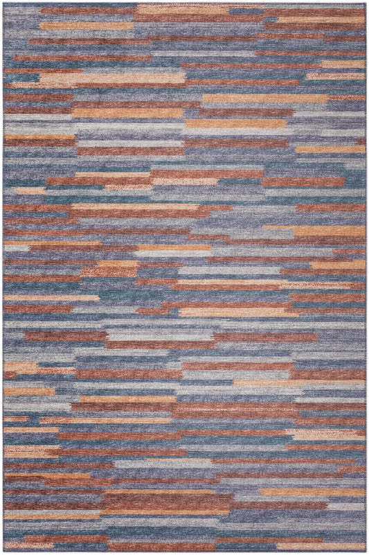 Indoor/Outdoor Sedona SN8 Denim Washable 10' x 14' Rug