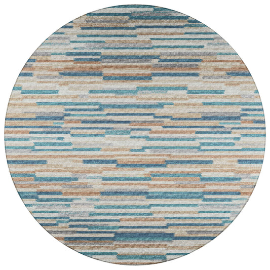 Indoor/Outdoor Sedona SN8 Riviera Washable 10' x 10' Round Rug