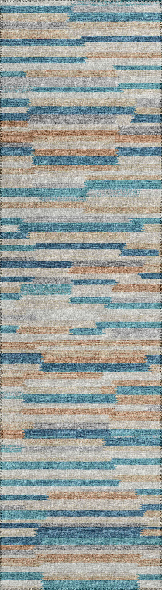 Indoor/Outdoor Sedona SN8 Riviera Washable 2'3" x 7'6" Runner Rug