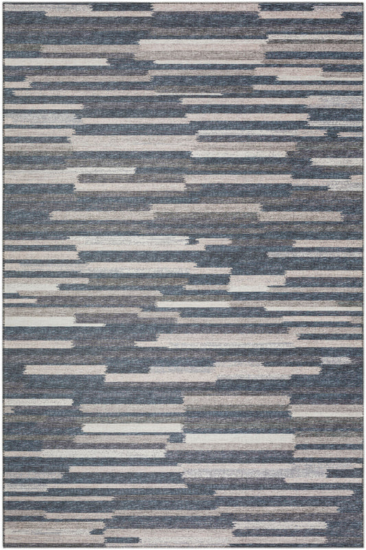 Indoor/Outdoor Sedona SN8 Slate Washable 10' x 14' Rug