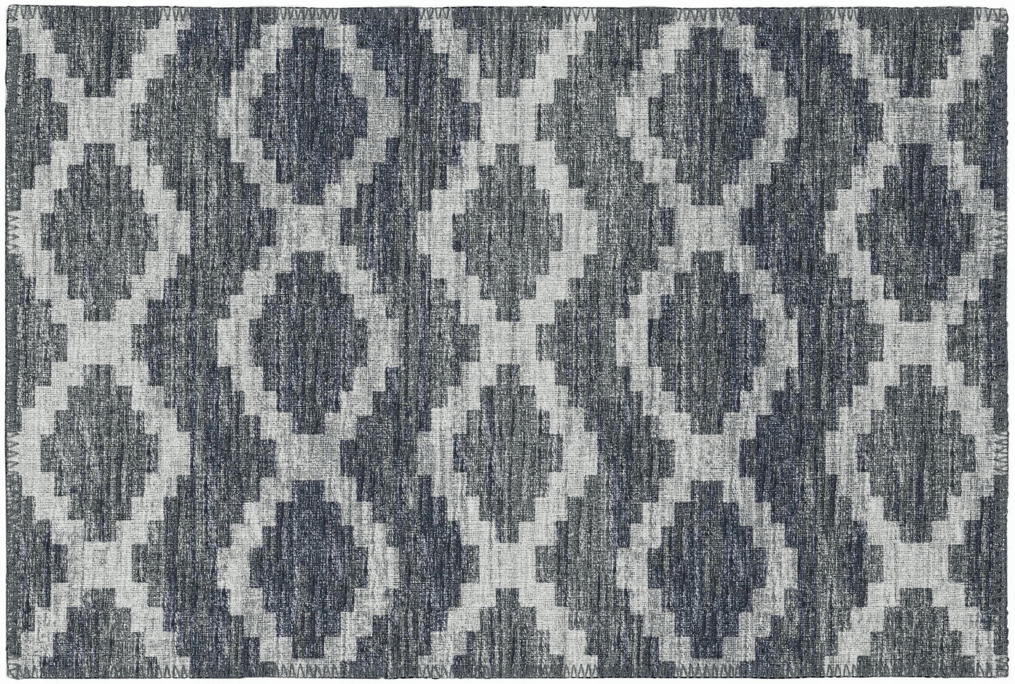 Indoor/Outdoor Sedona SN9 Midnight Washable 1'8" x 2'6" Rug