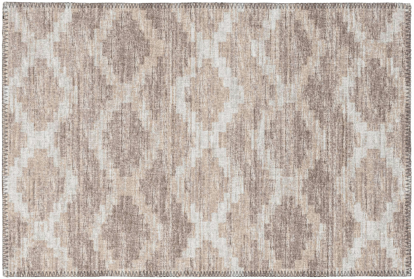 Indoor/Outdoor Sedona SN9 Taupe Washable 1'8" x 2'6" Rug