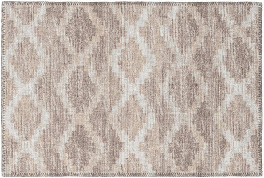 Indoor/Outdoor Sedona SN9 Taupe Washable 1'8" x 2'6" Rug