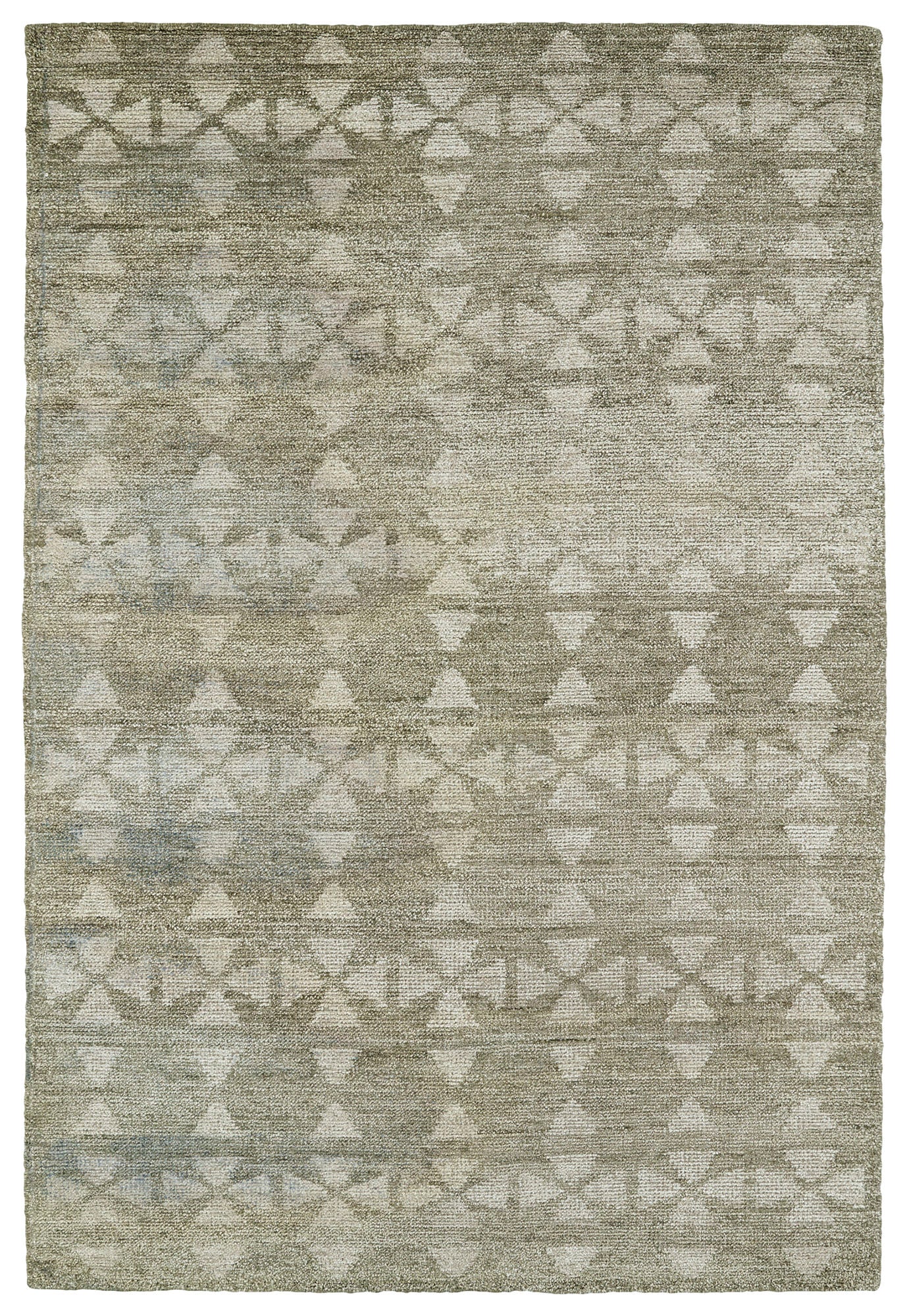 Kaleen Solitaire Collection Light Oatmeal Area Rug 5' x 7'9"