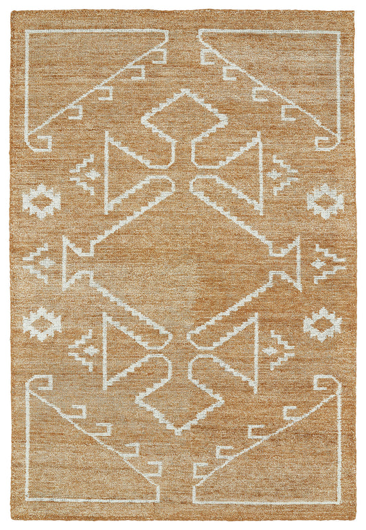 Kaleen Solitaire Collection Dark Copper  Area Rug 8' x 11'