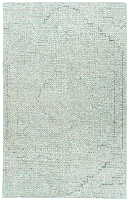 Kaleen Solitaire Collection SOL11-34 Glacier Area Rug 4' x 6'