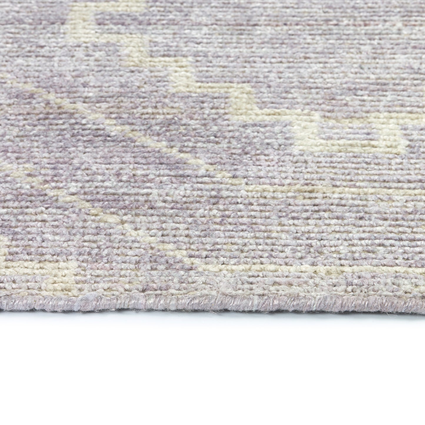 Kaleen Solitaire Collection Light Lavender Area Rug 9'6" x 13'