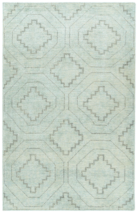 Kaleen Solitaire Collection SOL13-34 Glacier Area Rug 5' x 7'9"