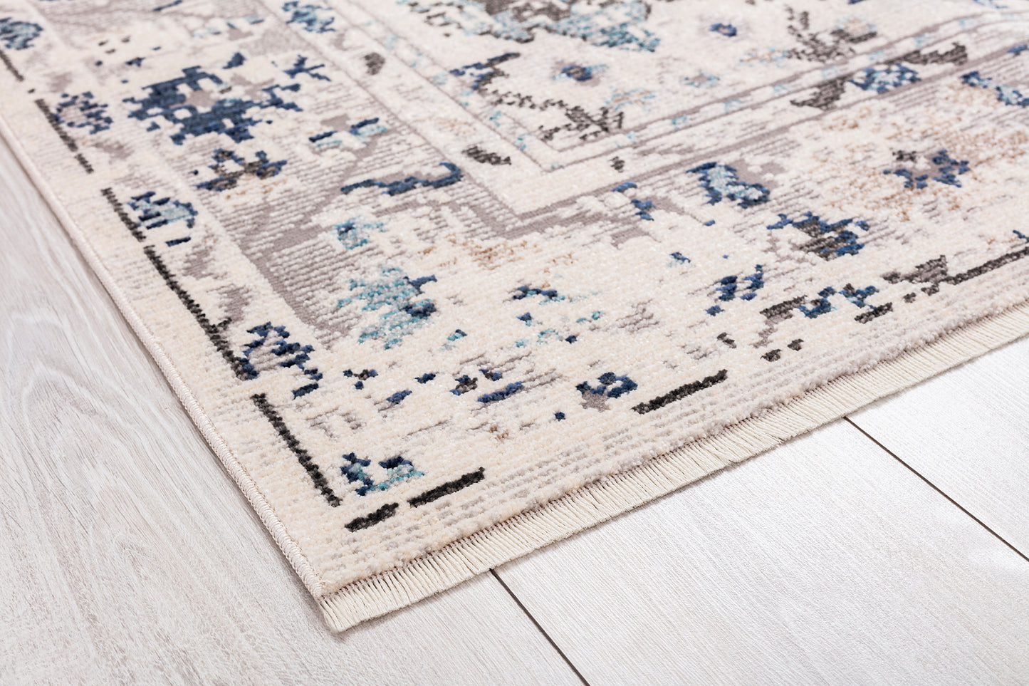 Kaleen Soren Collection Light Silver Area Rug 7'10" x 10'