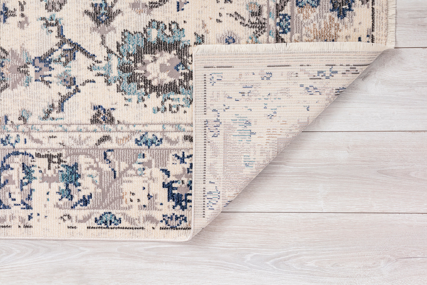 Kaleen Soren Collection Light Silver Area Rug 7'10" x 10'