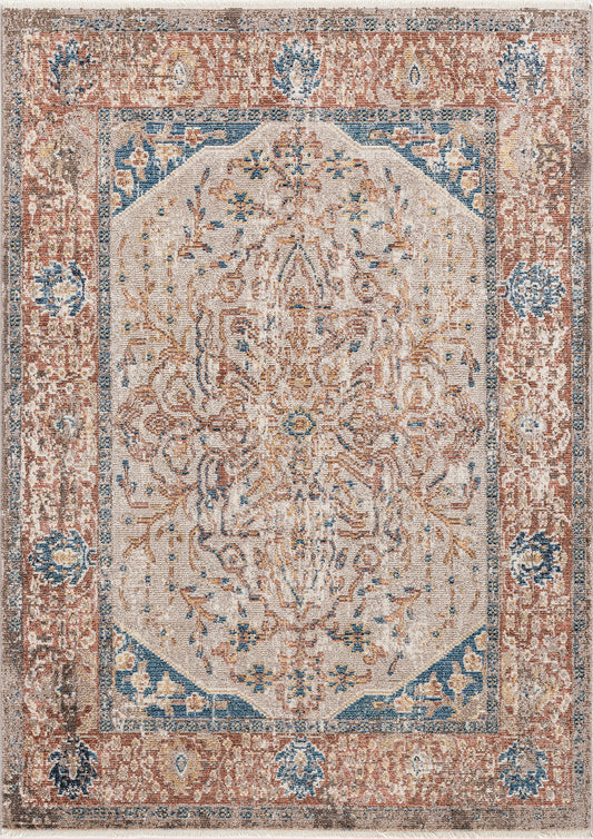 Kaleen Soren Collection Light Red Area Rug 7'10" x 10'