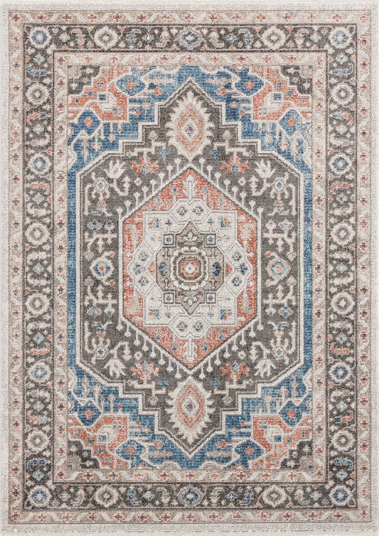 Kaleen Soren Collection Light Multi Area Rug 7'10" x 10'