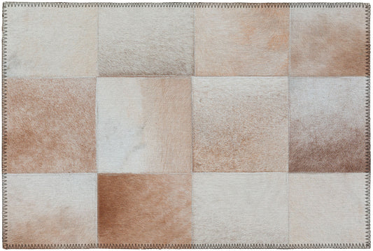 Indoor/Outdoor Stetson SS10 Khaki Washable 1'8" x 2'6" Rug