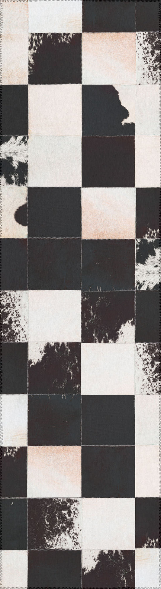 Indoor/Outdoor Stetson SS10 Midnight Washable 2'3" x 7'6" Runner Rug