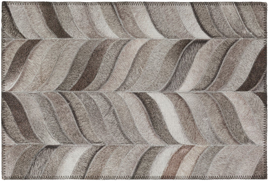 Indoor/Outdoor Stetson SS11 Flannel Washable 1'8" x 2'6" Rug