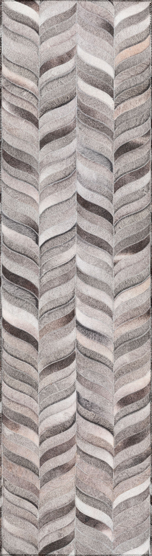 Indoor/Outdoor Stetson SS11 Flannel Washable 2'3" x 7'6" Runner Rug