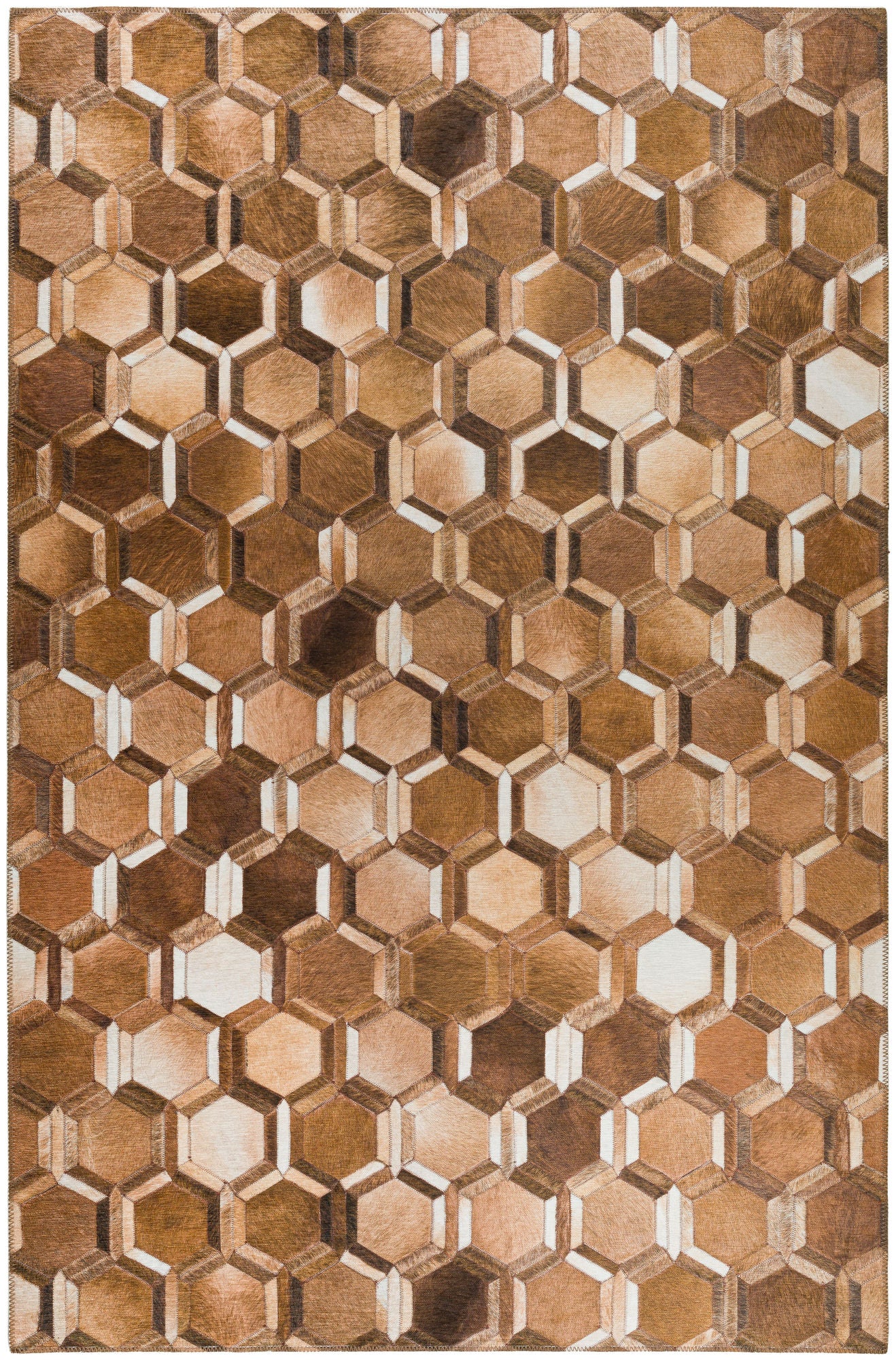 Indoor/Outdoor Stetson SS1 Bison Washable 9' x 12' Rug