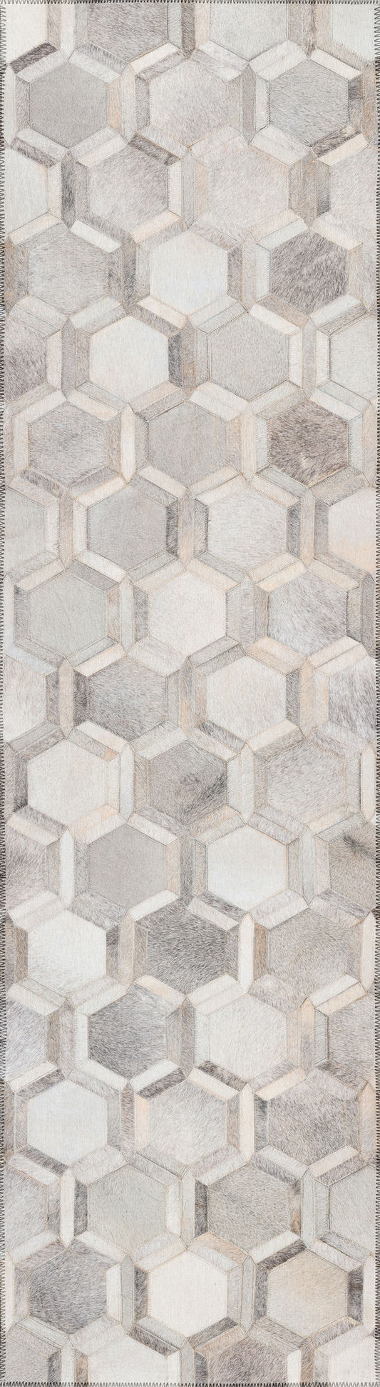Indoor/Outdoor Stetson SS1 Flannel Washable 2'3" x 12' Runner Rug