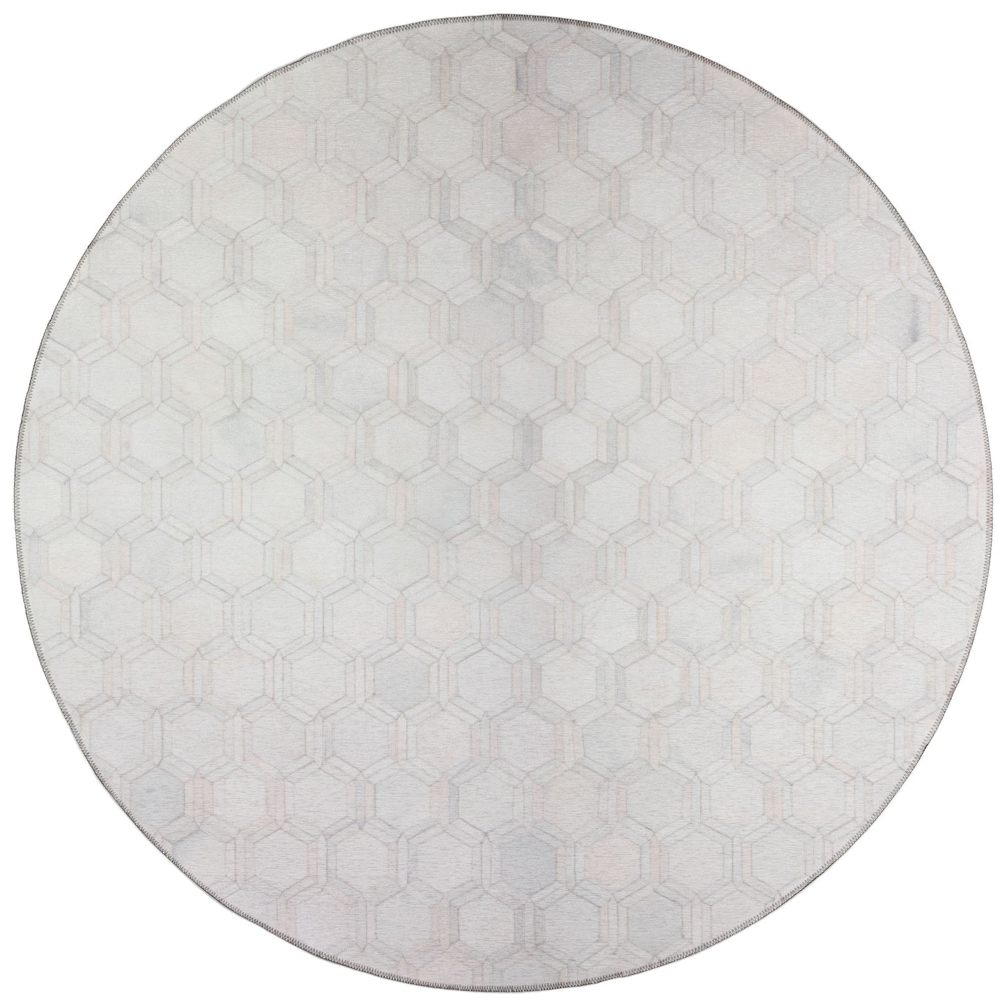Indoor/Outdoor Stetson SS1 Linen Washable 10' x 10' Round Rug