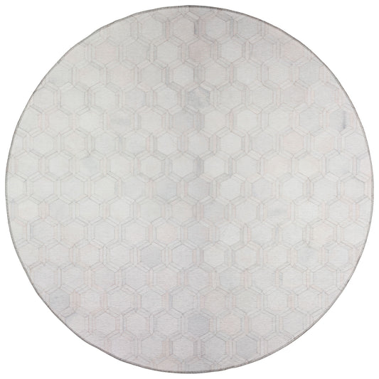 Indoor/Outdoor Stetson SS1 Linen Washable 6' x 6' Round Rug