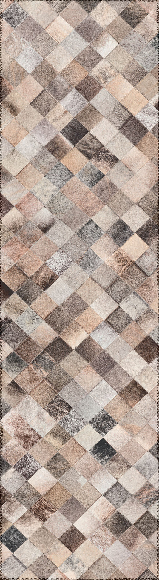 Indoor/Outdoor Stetson SS2 Flannel Washable 2'3" x 7'6" Runner Rug