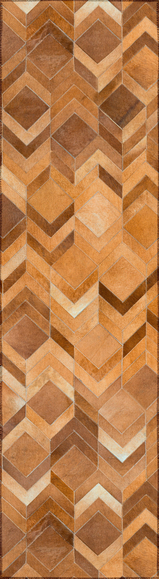 Indoor/Outdoor Stetson SS5 Spice Washable 2'3" x 7'6" Runner Rug