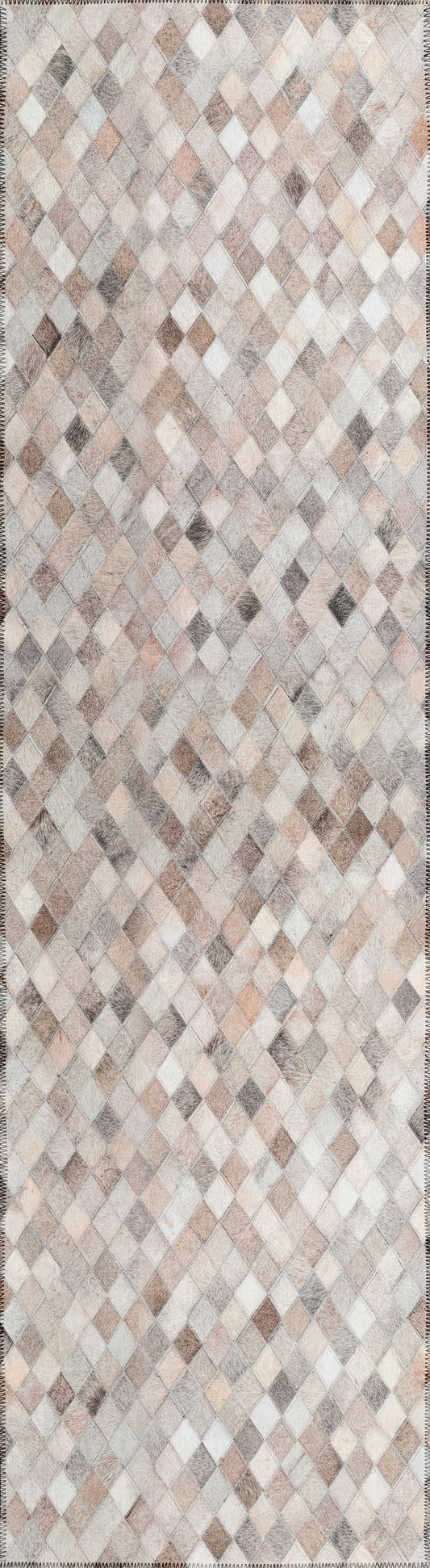 Indoor/Outdoor Stetson SS6 Flannel Washable 2'3" x 10' Runner Rug