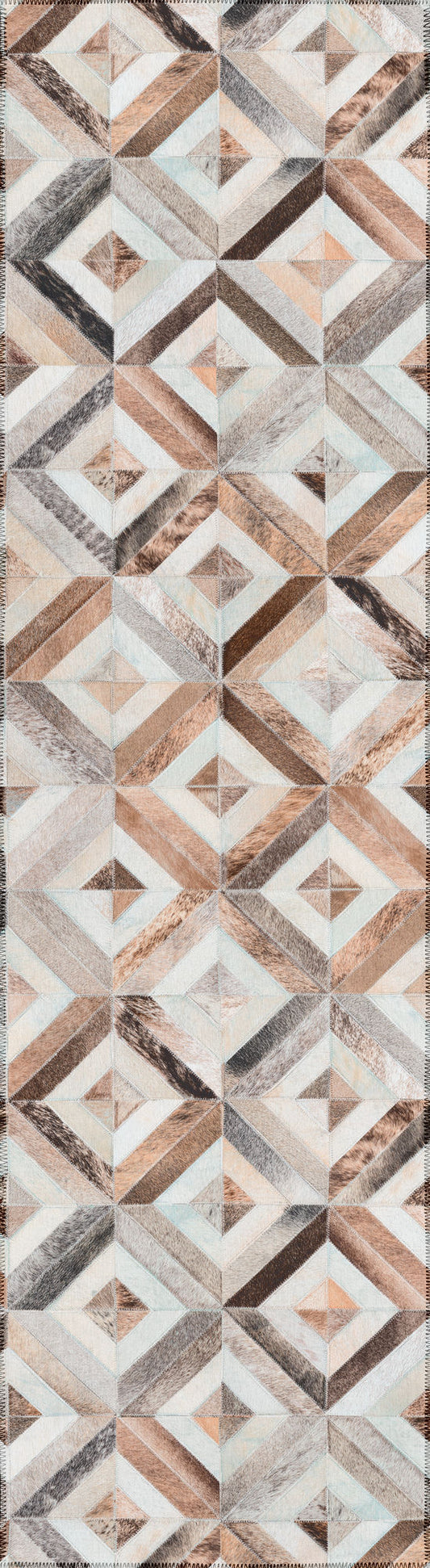 Indoor/Outdoor Stetson SS7 Flannel Washable 2'3" x 7'6" Runner Rug