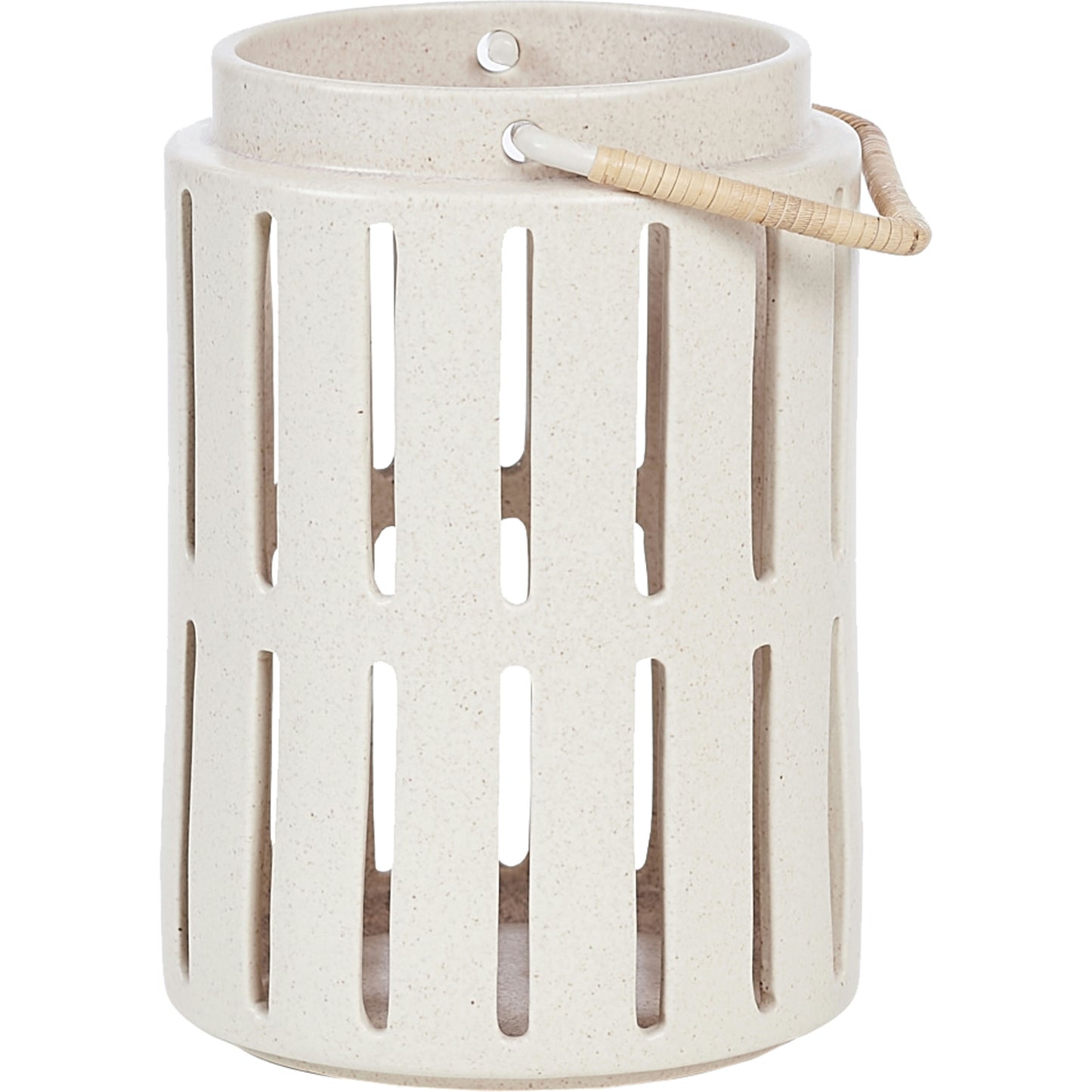 Villiers Matte Cream Ceramic Lantern