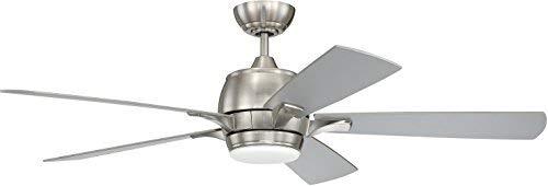52" Stellar Ceiling Fan in Brushed Polished Nickel, STE52BNK5-UCI