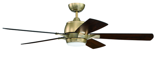 52" Stellar Ceiling Fan in Satin Brass, STE52SB5-UCI