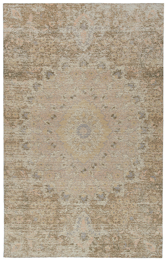 Kaleen Santiago Collection Light Cream Area Rug 5' x 7'9"
