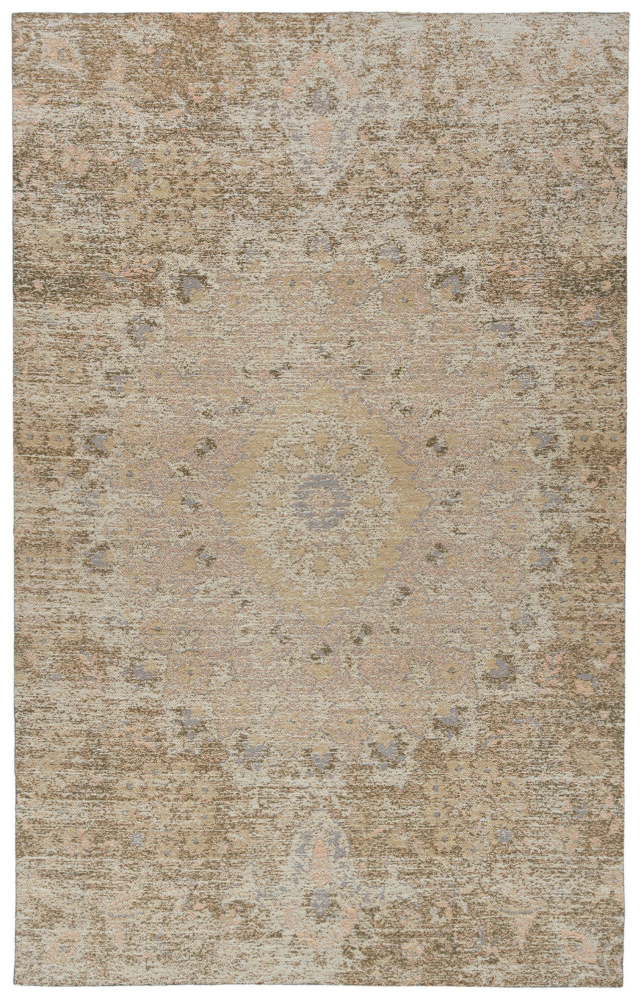 Kaleen Santiago Collection Light Cream Area Rug 8' x 10'