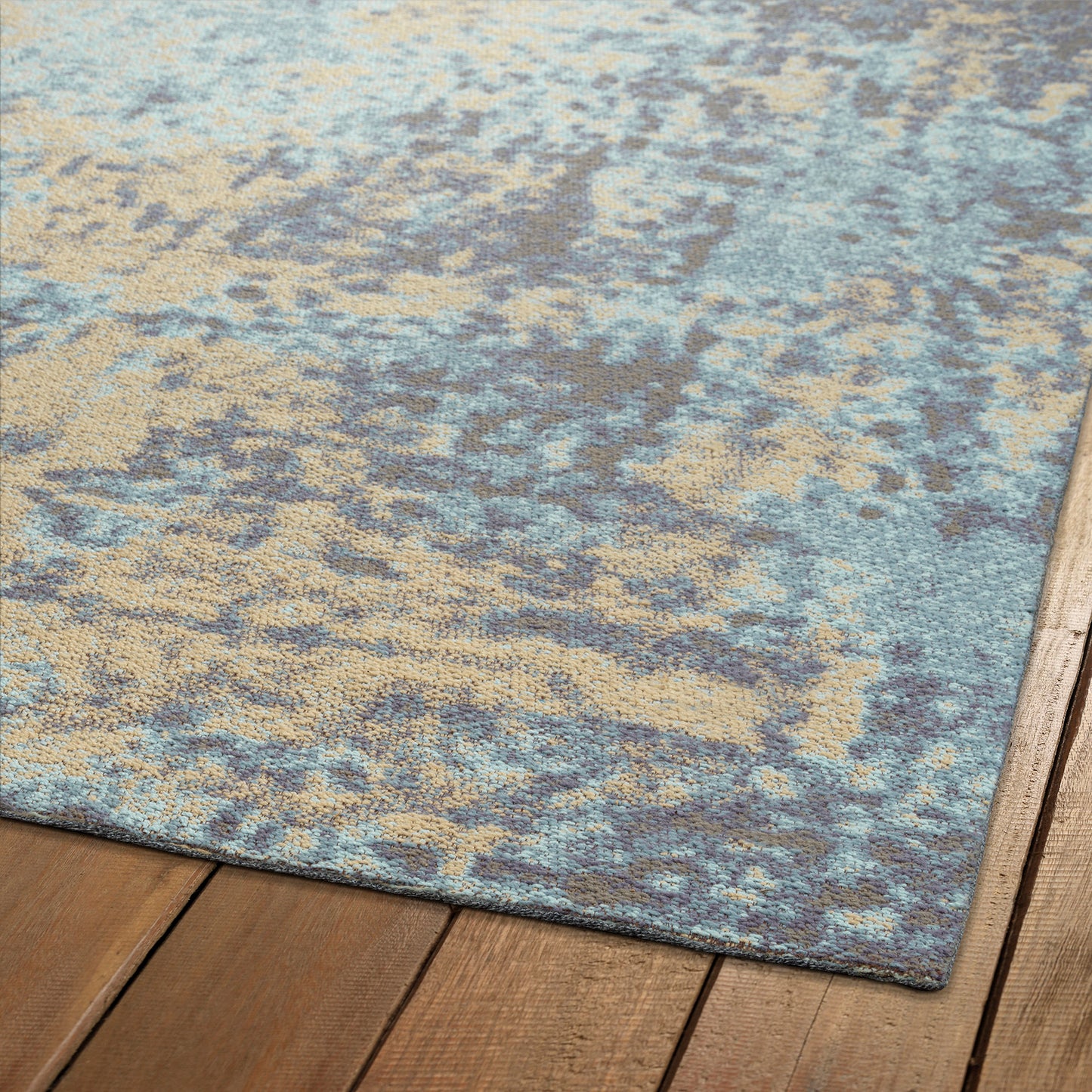 Kaleen Santiago Collection Light Beige Throw Rug 3' x 5'