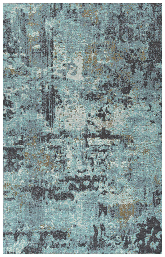 Kaleen Santiago Collection Light Light Blue Area Rug 5' x 7'9"