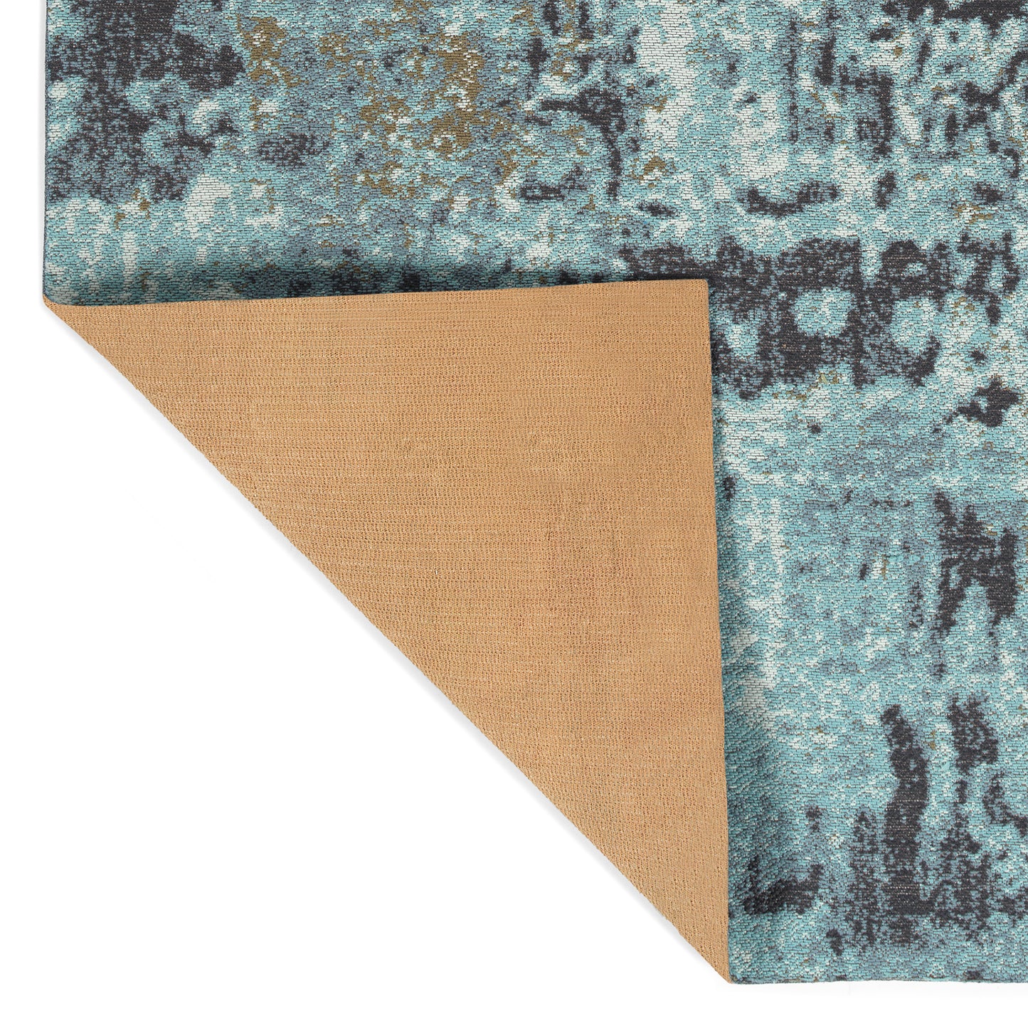 Kaleen Santiago Collection Light Light Blue Runner 2'6" x 8'