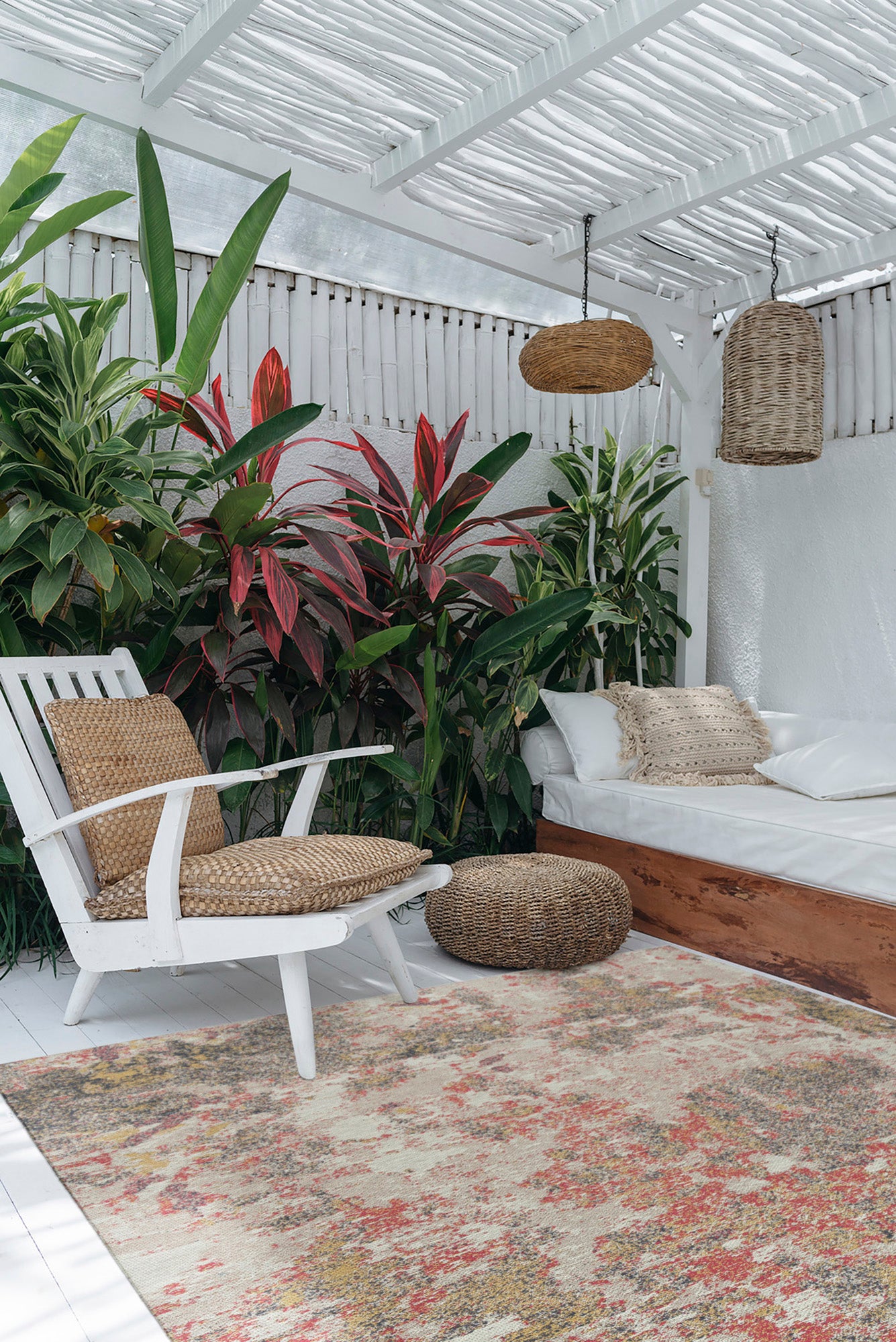 Kaleen Santiago Collection Light Pink Area Rug 5' x 7'9"