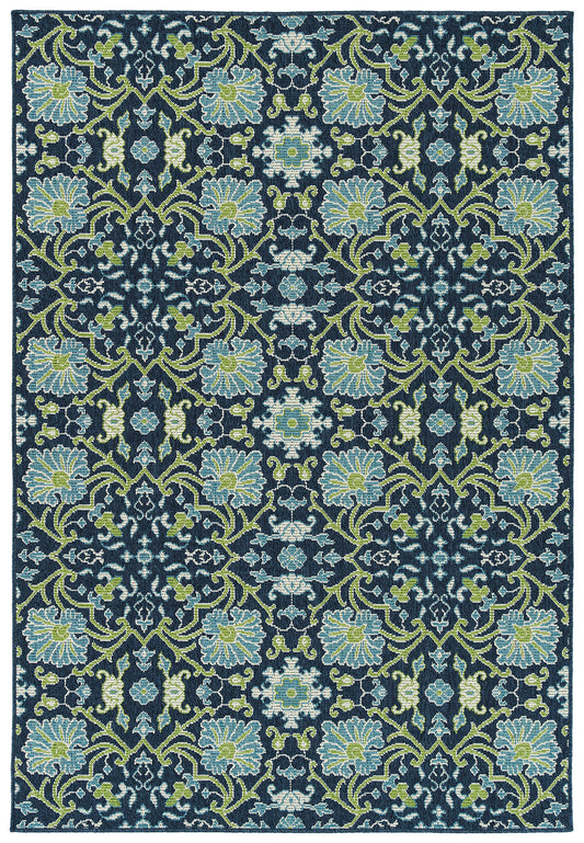 Kaleen Sunice Collection SUN02-22 Navy Area Rug 3'6" x 5'6"
