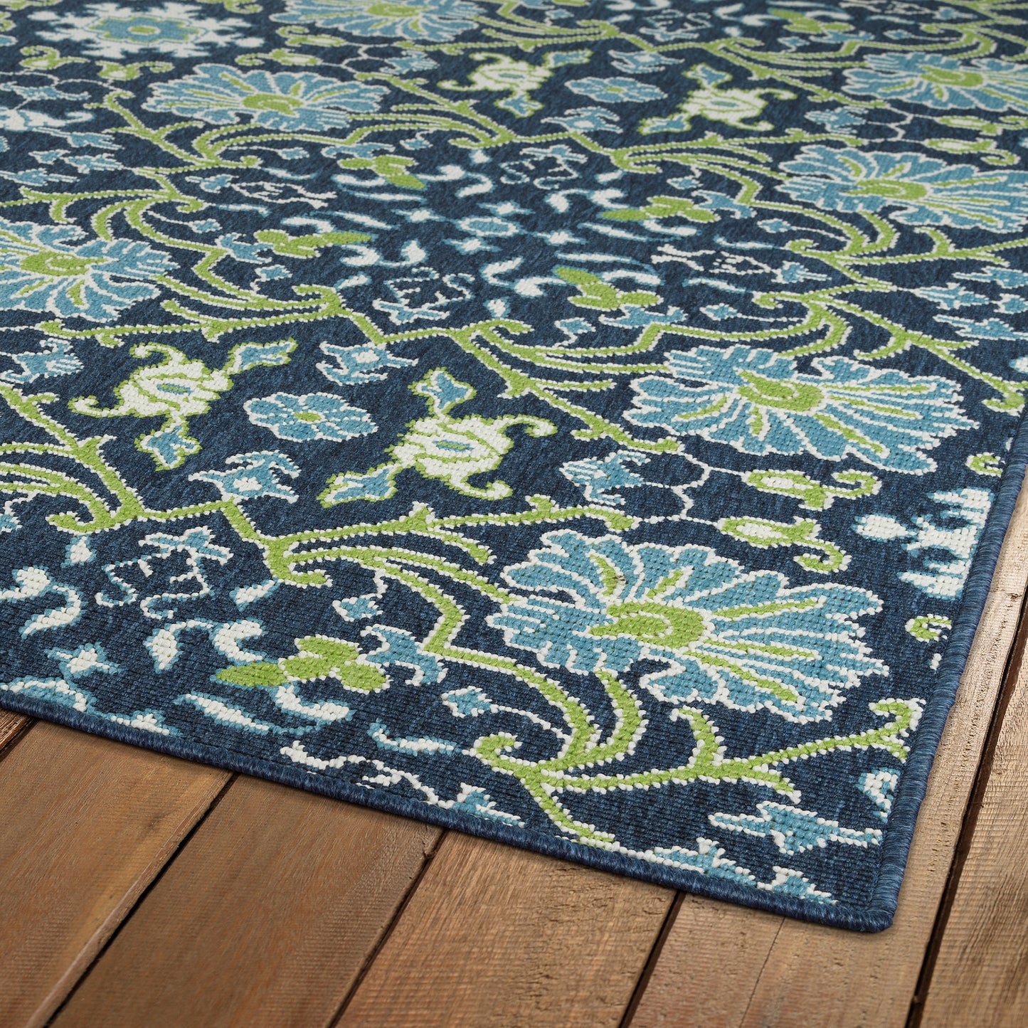 Kaleen Sunice Collection SUN02-22 Navy Throw Rug 2'5" x 3'9"