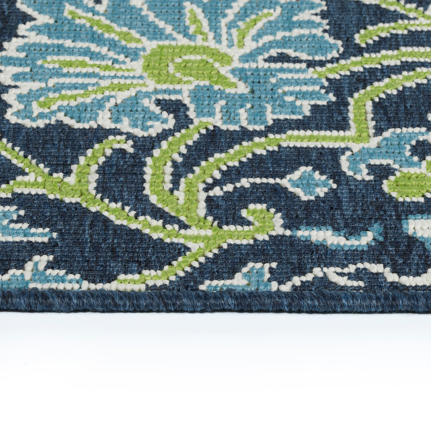 Kaleen Sunice Collection SUN02-22 Navy Throw Rug 2'5" x 3'9"