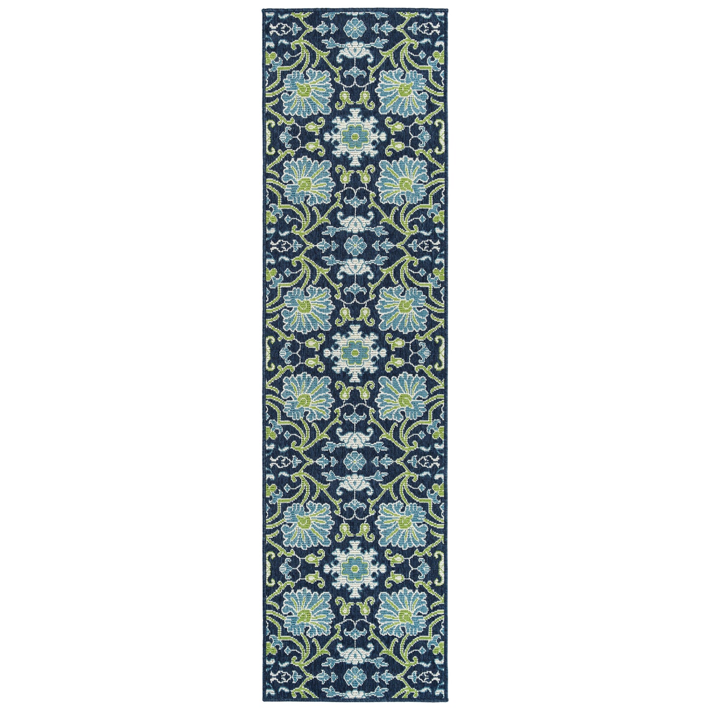 Kaleen Sunice Collection SUN02-22 Navy Runner 2'2" x 8'